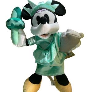 Sold
Disney Store New York 12" Minnie Mouse Statue Of Liberty Stuffed Plush